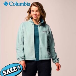 Columbia Benton Springs Relaxed Full Zip Fleece Jacket Women's Sz XL